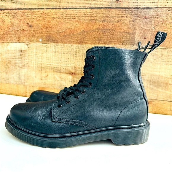 Dr. Martens 1460 Pascal Mono Lace Up Boots - Picture 3 of 8